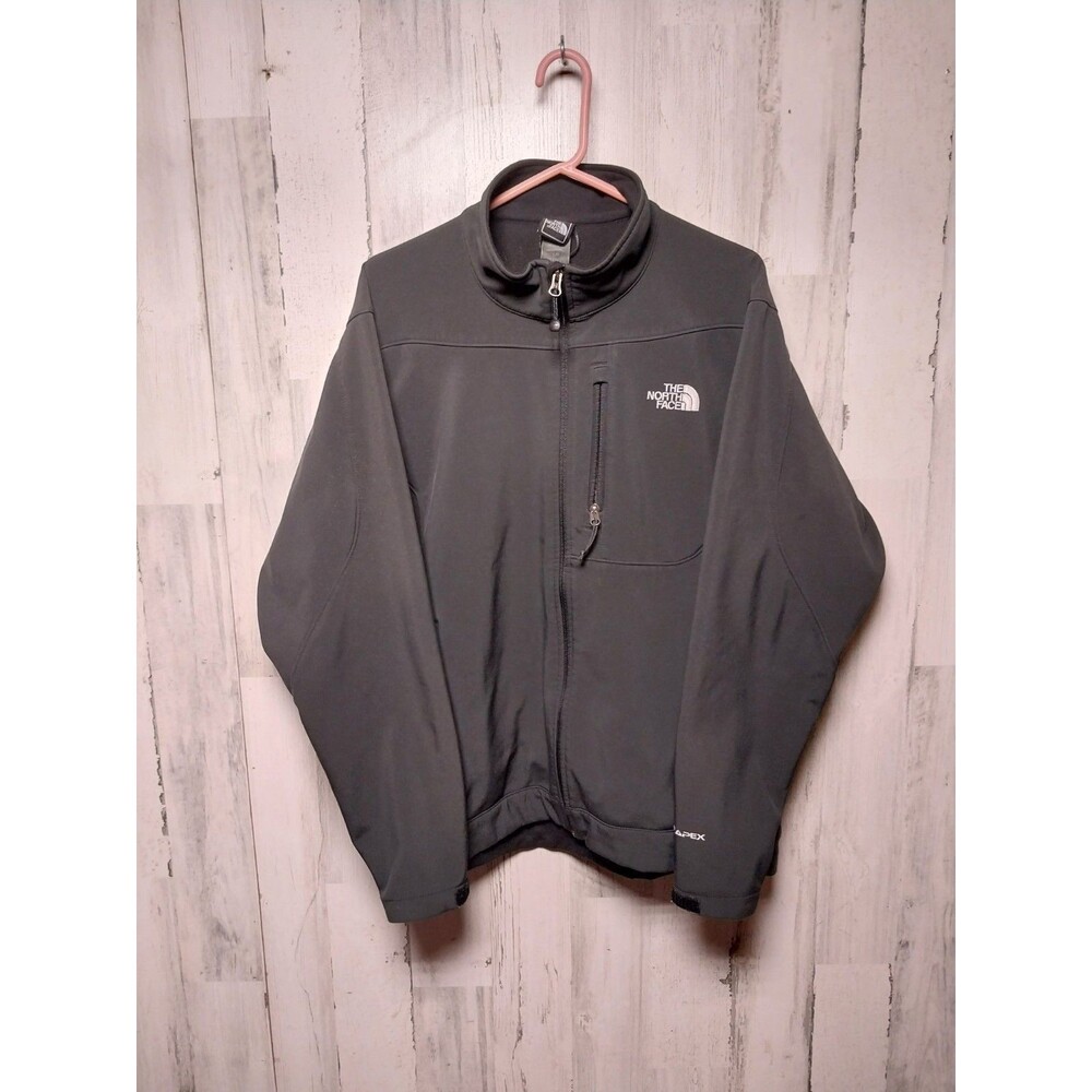 The North Face Apex Bionic Softshell Jacket Men’s Black Full Zip Size Large